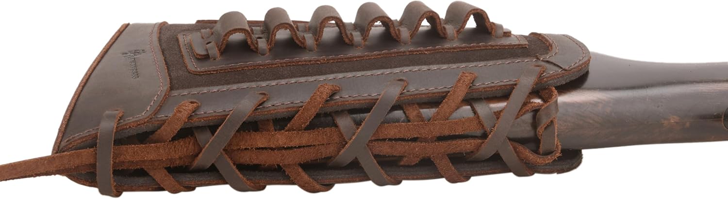Tas Trost Durable Buttstock Gun Stock Cover, Leather Rifle Shell Holder Cheek Recoil Pad for .308 .45-70 .30-30 .22LR 12GA