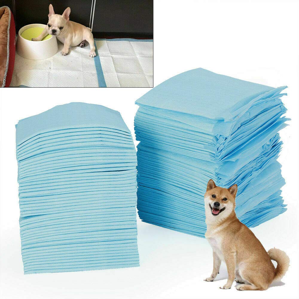 Lot de 100 alèses hygiéniques pour chiots - Dimensions : 33 x 45 cm