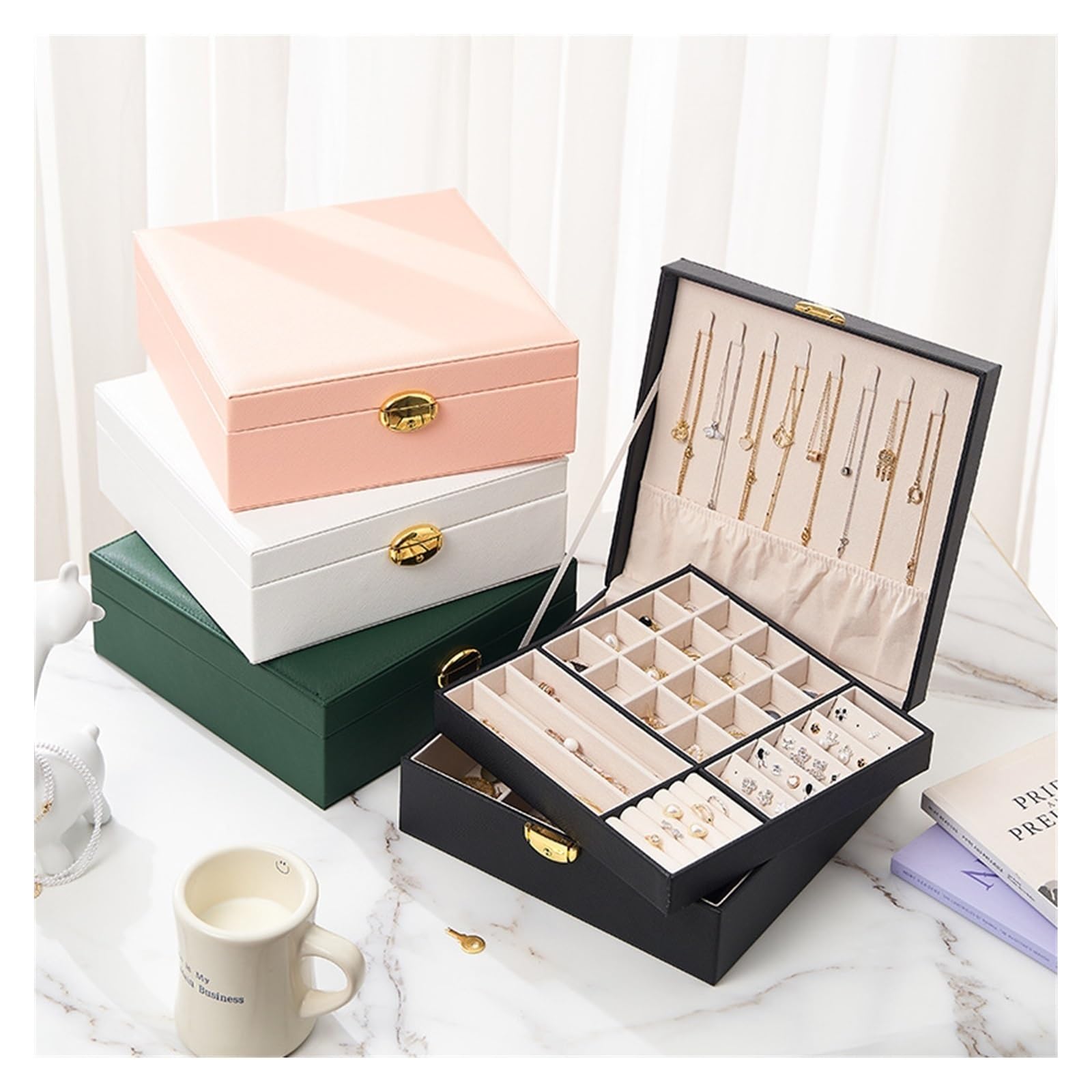 Jewelry Boxes Jewelry Box Large Capacity Hand Jewelry Jewelry Storage Box Bracelet Organizer Jewelry Boxes