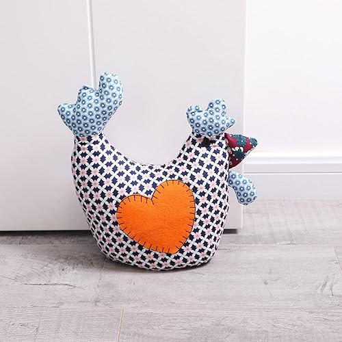 Miniatura 7 de Tapones decorativos para puerta de animales lindos, tela suave y duradera con peso protector de pared interior para el hogar y la oficina,