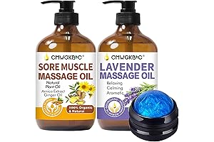Ginger & Lavender Massage Oil Gift Set