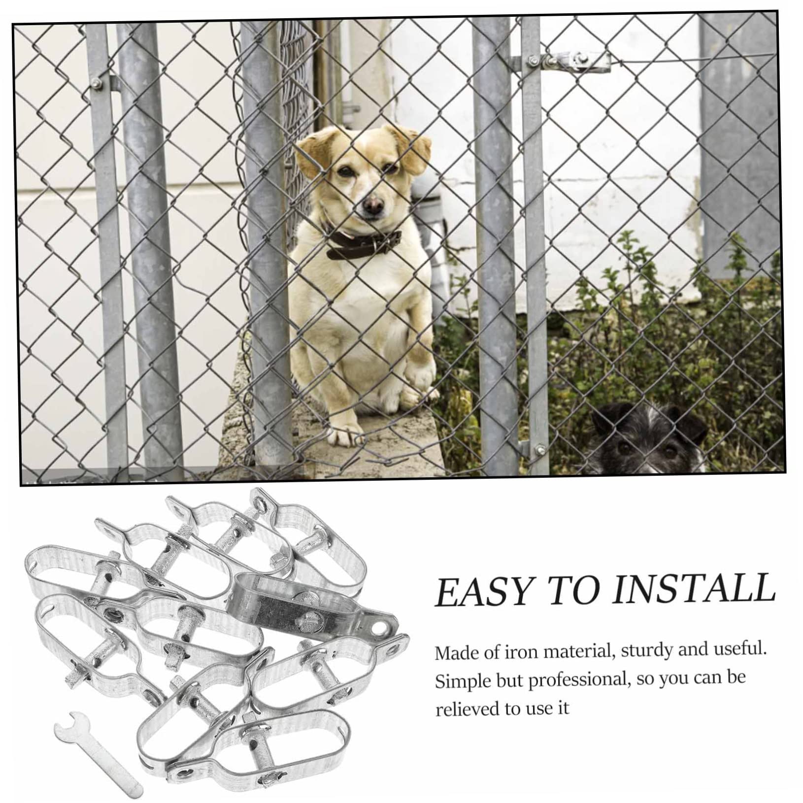 10pezzi Tenditore Per Metallici Utensile Per Tensionare in Tenditore Per Funi Metalliche Da Giardino Resistente e Leggero Per Antenne e Stendibiancheria
