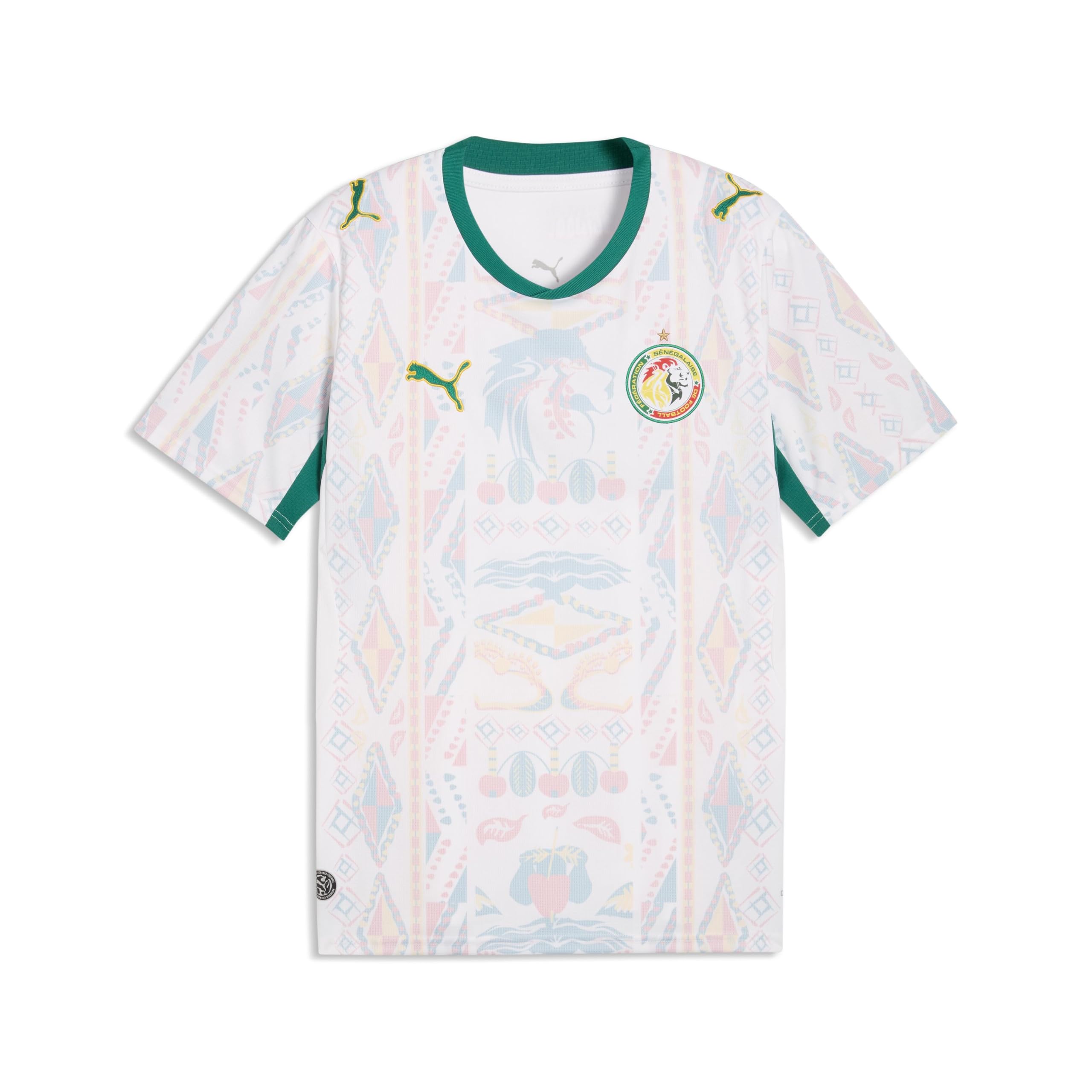 Puma Men's White Senegal Home Shirt World Cup 2026™ in Size L, Sports Direct