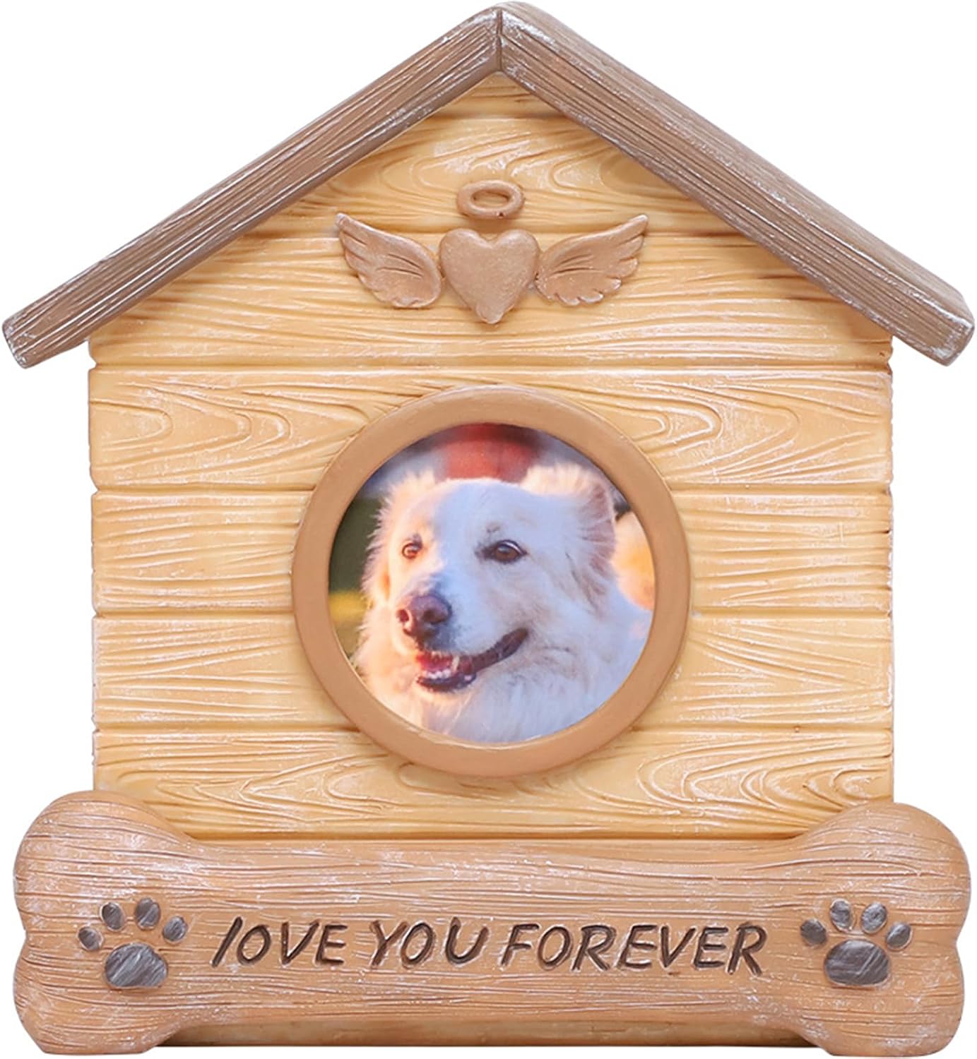 Pet Cremation Urn Decorative Urn for Dogs and Cats Photo Box Storage for Dogs,B