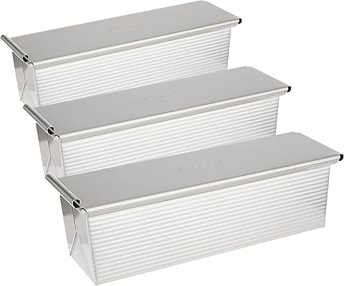 Miniatura 17 de USA Pan Bakeware Pullman - Molde para pan, grande, color plateado