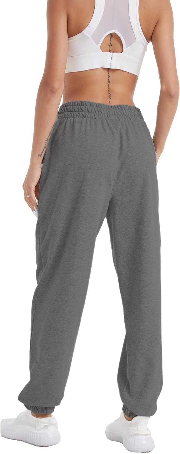 neezeelee Women's High Waisted Sweatpants Cinch Bottom Joggers Pants Comfortable Baggy Lounge Wear with Pockets - Image 2