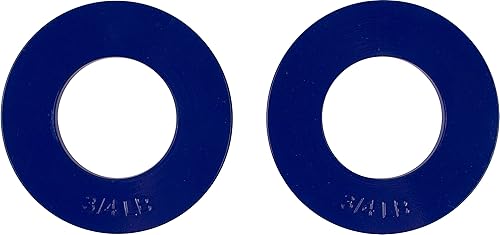 Miniatura 4 de Placas de peso fraccionales 2 unidades de cada una de 14, 12, 34, 1 libra. Juego total de 8 por Trademark Innovations