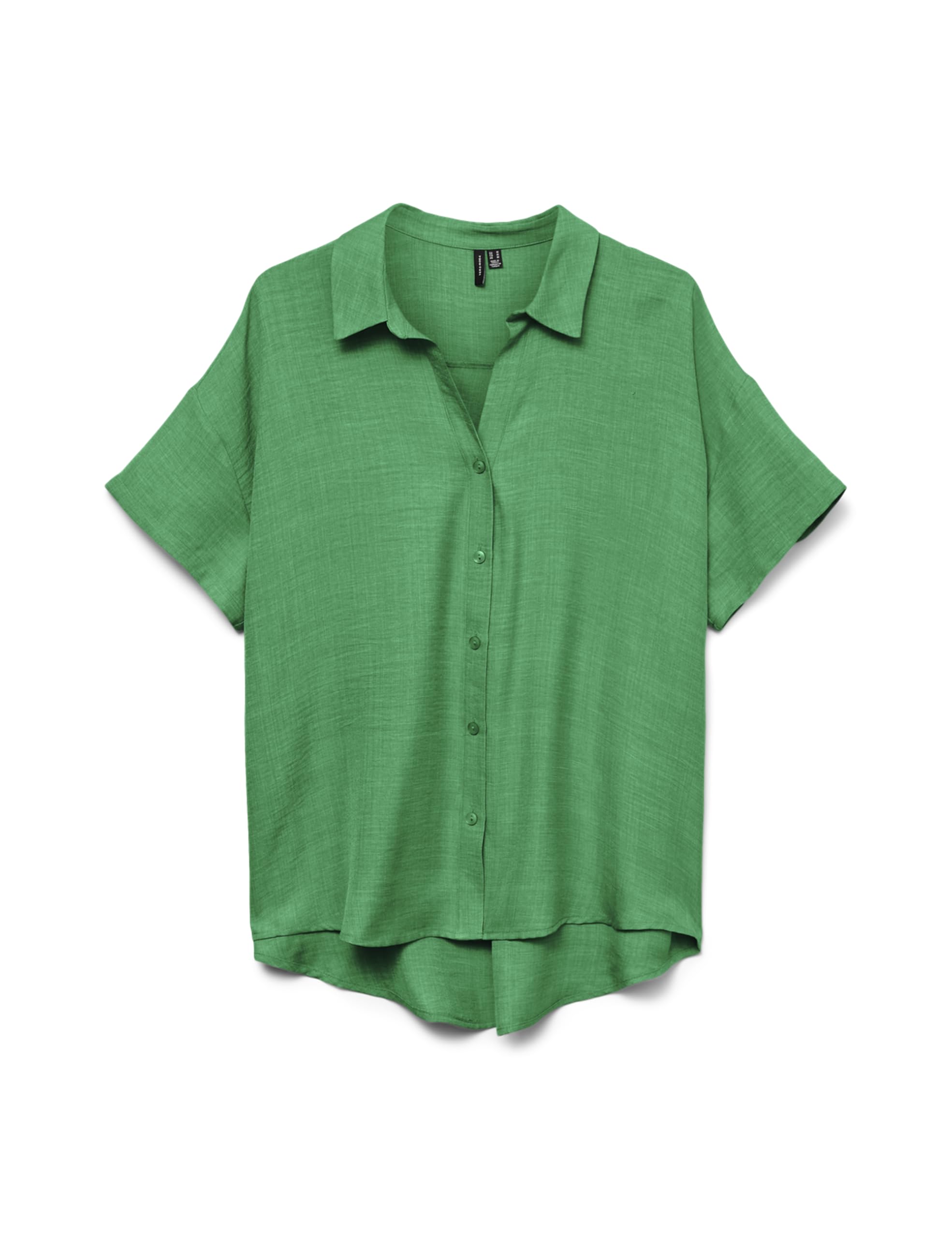VERO MODA Women's Vmmelaney Queeny SS Shirt WVN Ga Noos, Green (Kelly Green), S