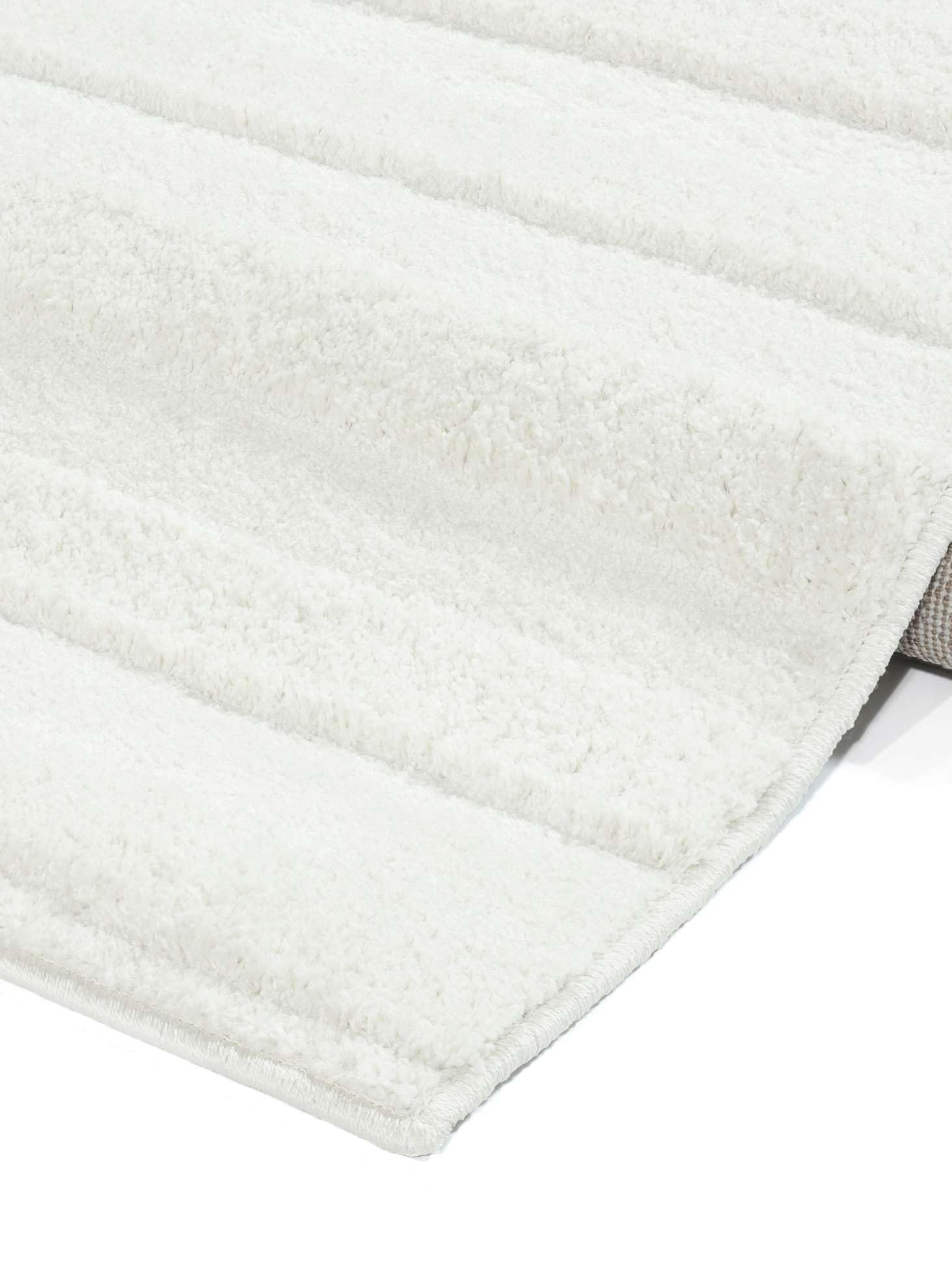 RugVista Boulevard, Tapis, Modernes, 140 x 200 cm, Rectangulaire, Poil Moyen, Salle de séjour, Chambre, Nettoyage à Sec Seulement, Oeko_tex_100, Blanc