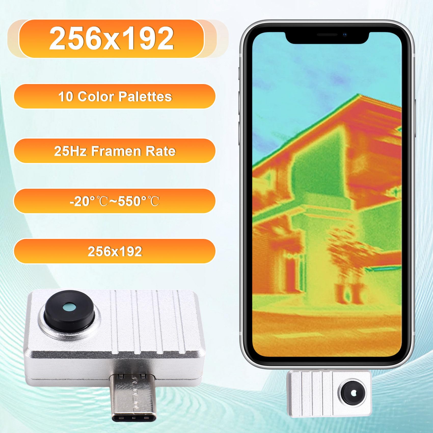 Amazon.co.jp: JSDNGURK USB 赤外線カメラ サーマルイメージャー 90