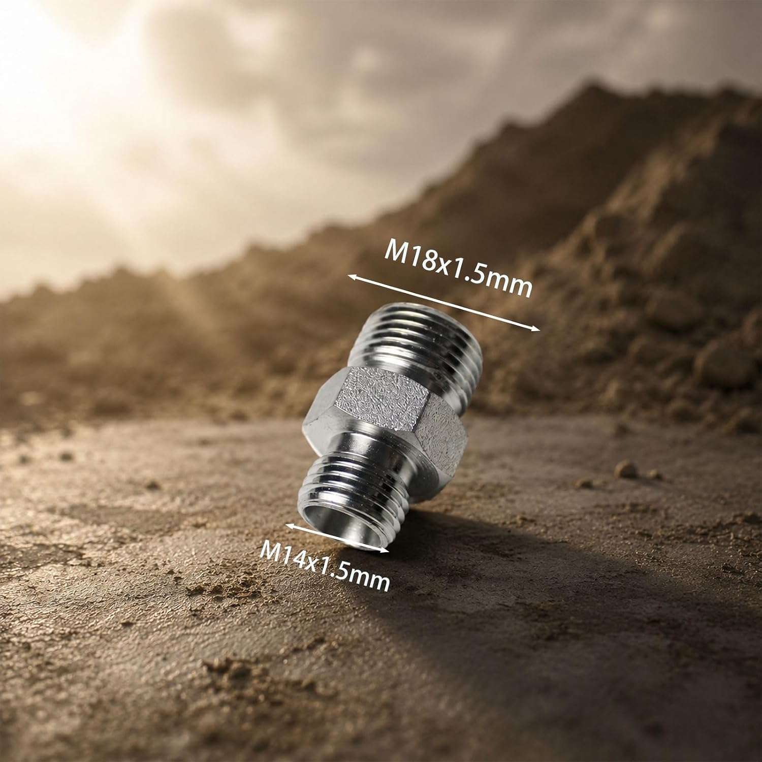 M14-M18 4PCS Hydraulic Hose Thread Connector