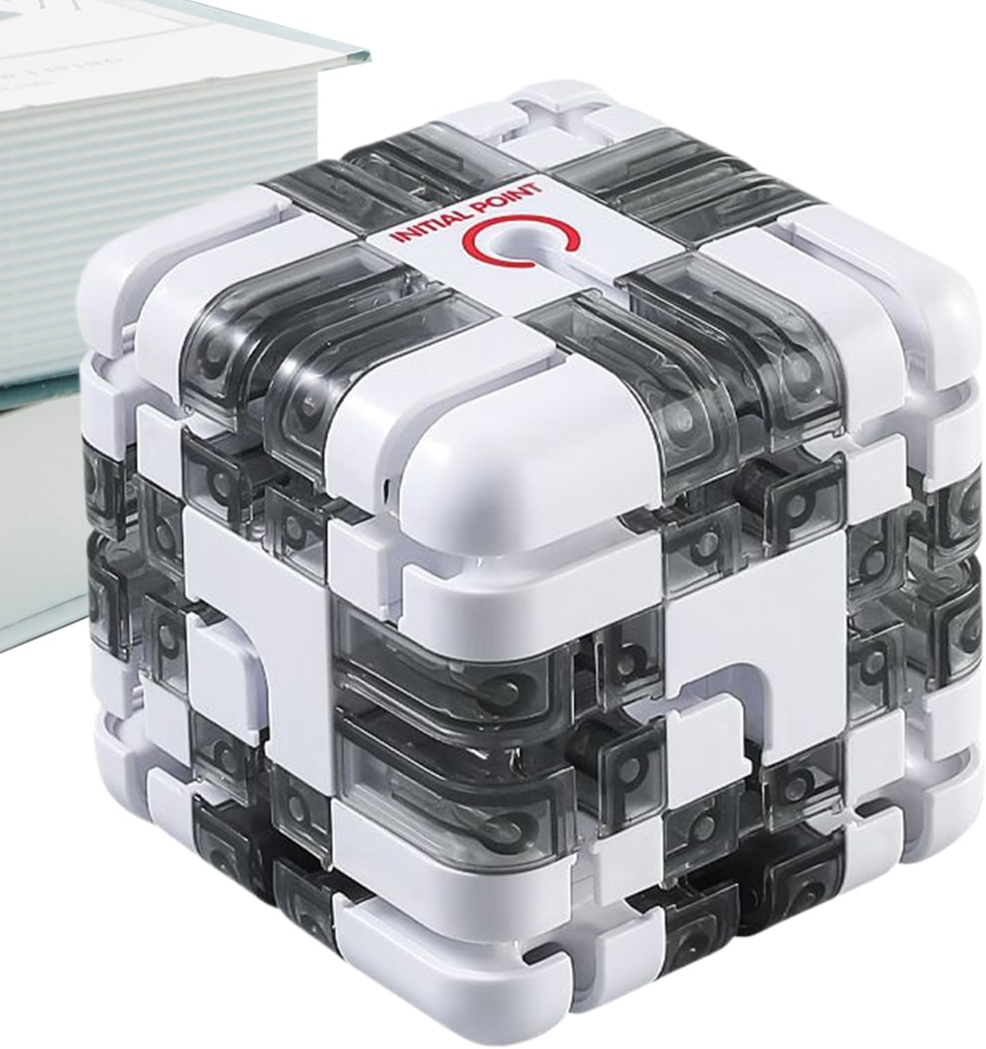 3D Puzzles Maze Cube - Large Labyrinth Ball Game With 6-Side Challenge, Educational Brain Teaser For Kids & Adults, Fidget Toy For Stress Relief & Logic Training, Educational Focus Game