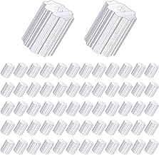 TOAOB 200pcs Clear Rubber Earring Safety Backs 2.5mm for Jewelry Making