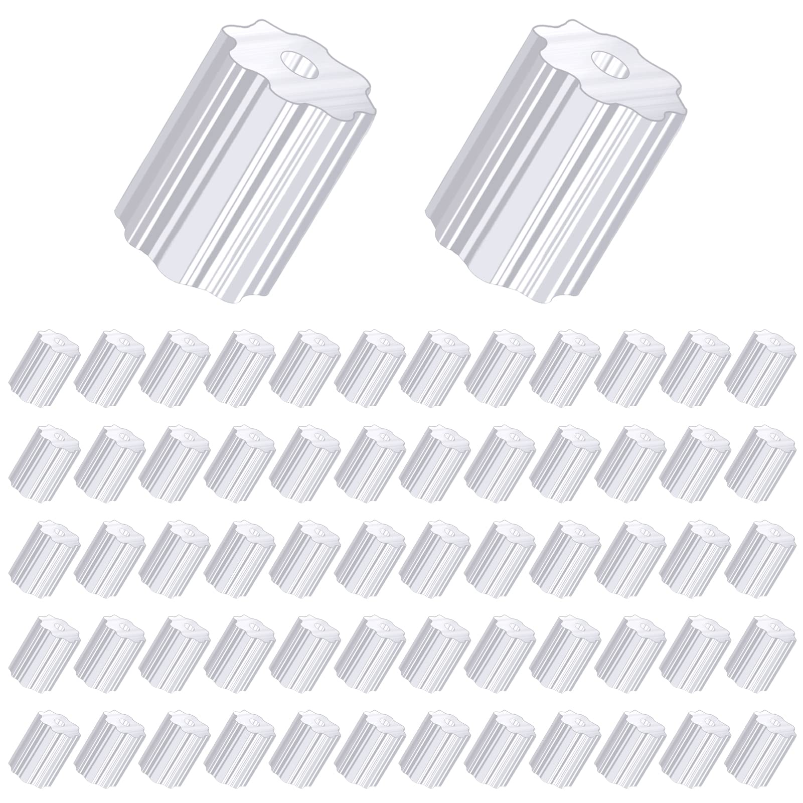 GTNCE - 200 Fermoirs Pour Boucles D'Oreilles - Or, Argent, Transparent