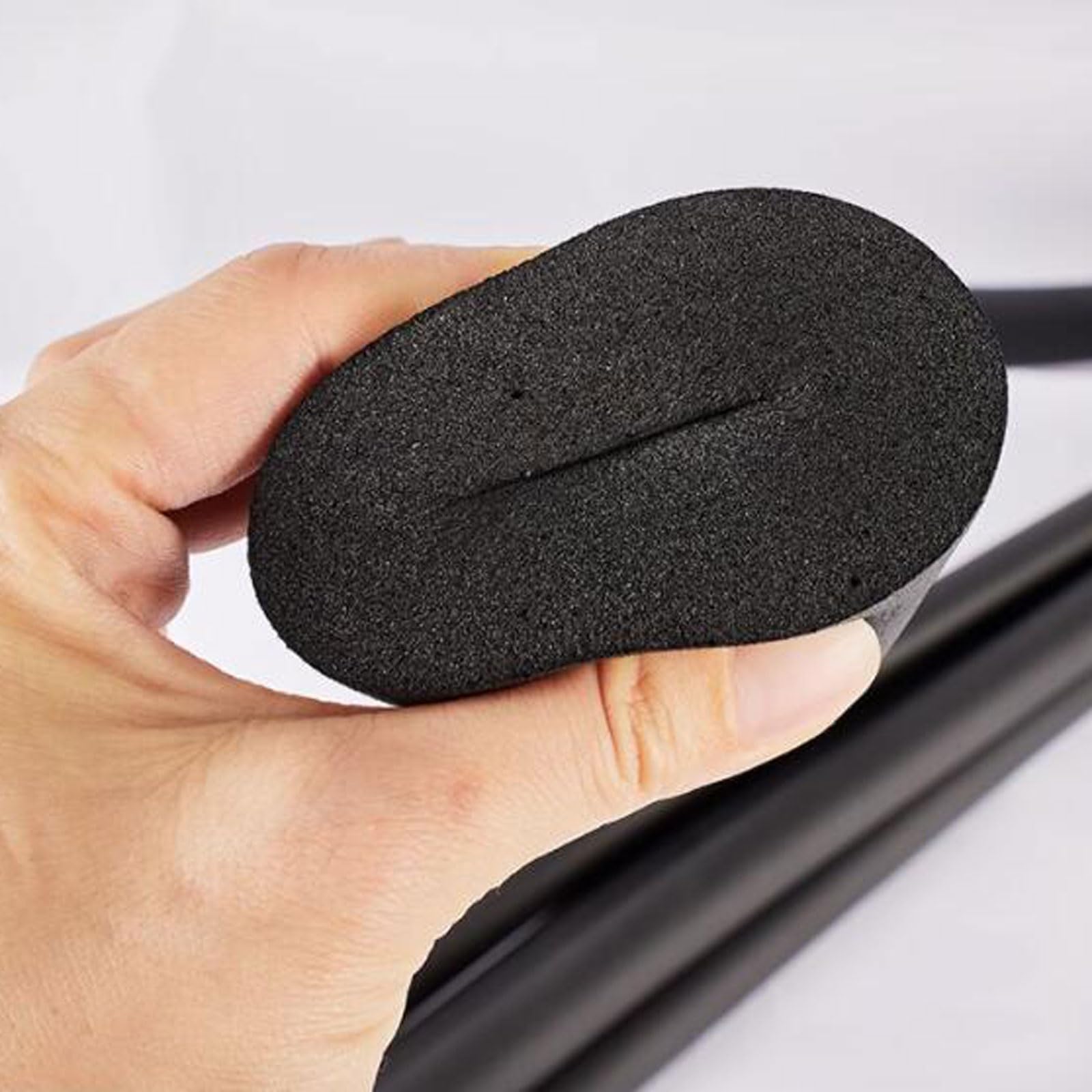 Tubo Isolante In Schiuma Per Tubi 22mm - 1.8m, Nero, Impermeabile E Elastico Per Condizionatori E Idraulica - Foto 5