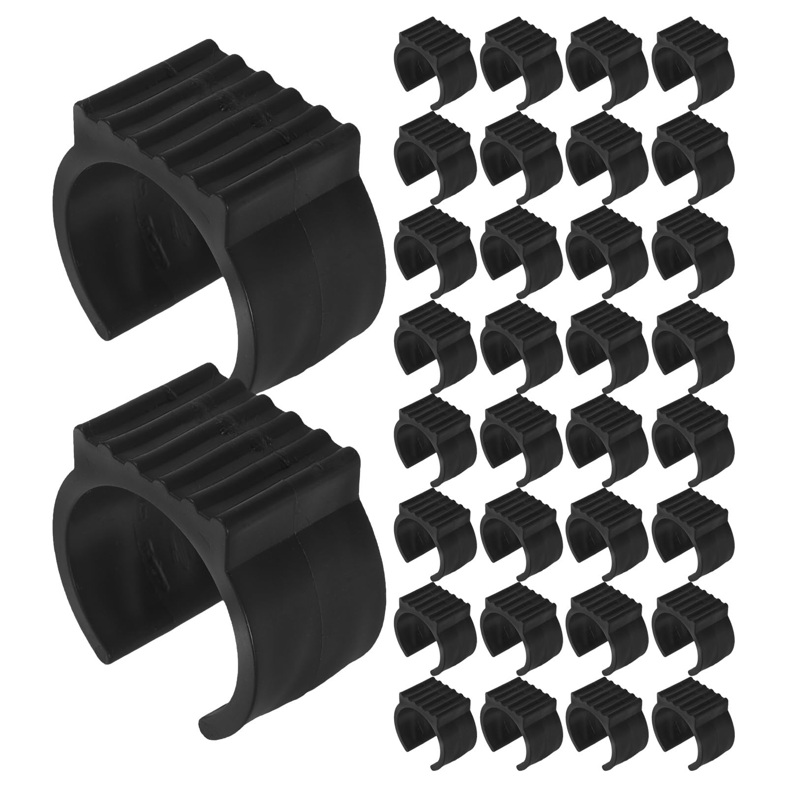 Patins antidérapants pour supports de 38 à 42 mm qui stabilisent vos fauteuils suspendus