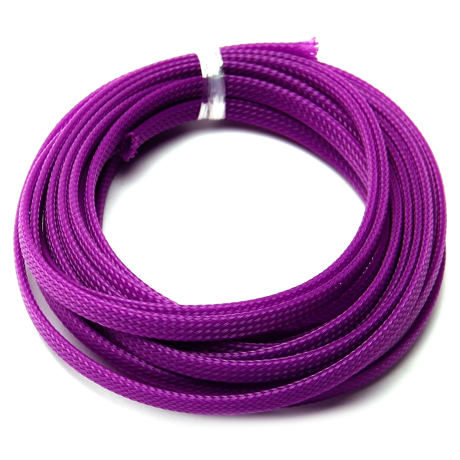 Othmro 1 manicotto per tenere in ordine i cavi, 5 m, organizer per cavi da scrivania, per cavi USB di TV/PC, protezione cavi per animali domestici, viola (larghezza: 6 mm)