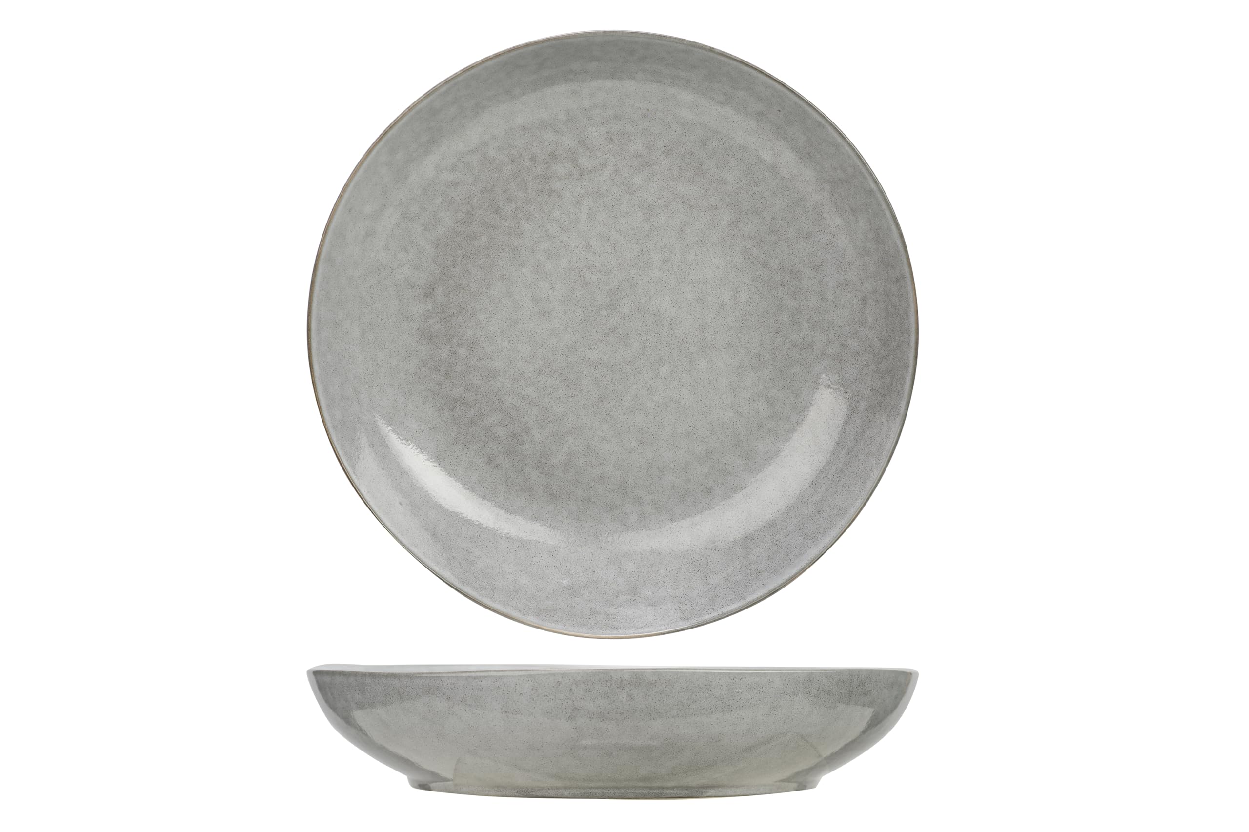Cosy & Trendy - Vajilla de Gres Chiapas, gris, 18 piezas, 6 personas