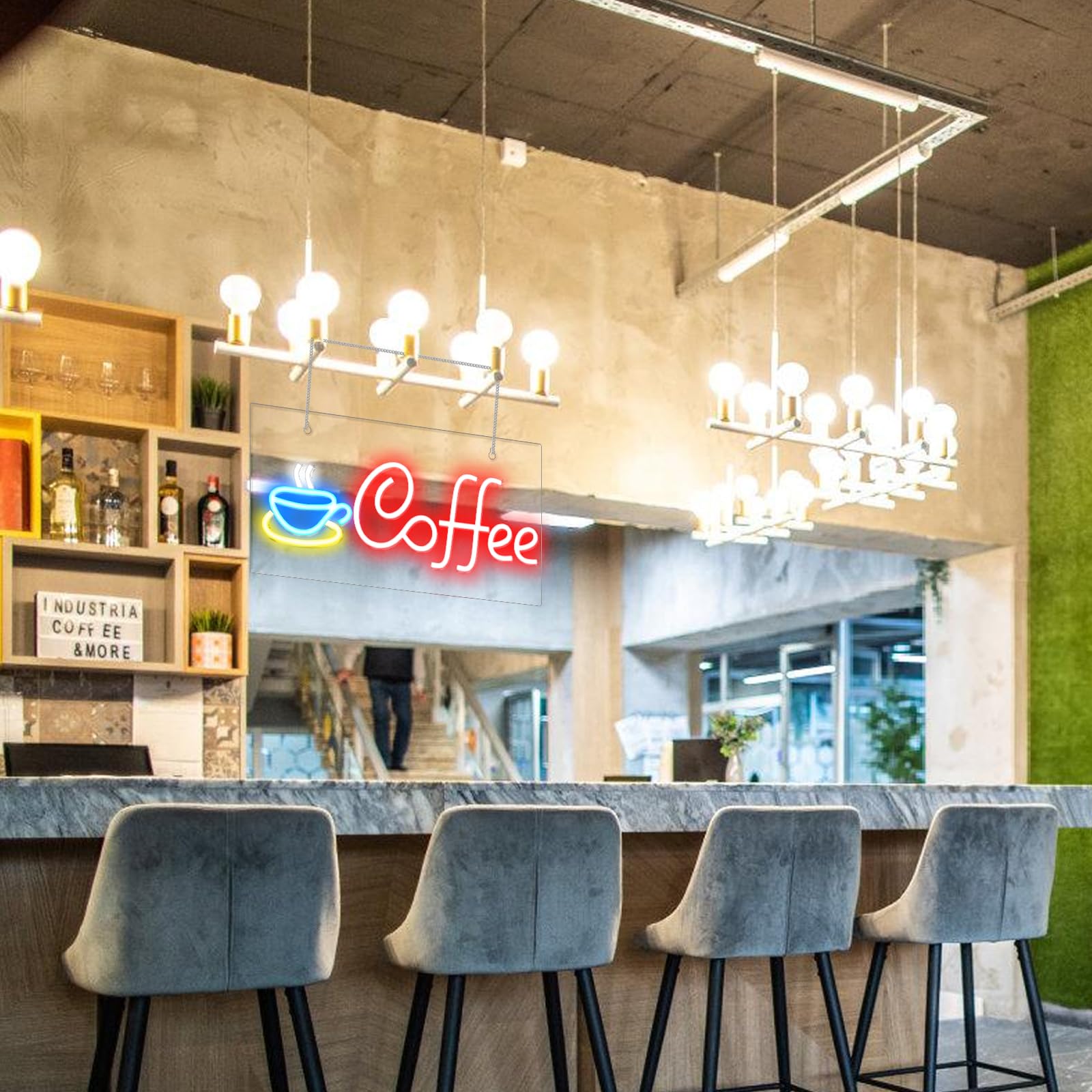 Insegna Al Neon a Forma Di Caffè a LED: Insegne Al Neon Del Caffè, Targa Al Neons Da Caffès, Alimentata Tramite USB Coffee Neons Sign per Caffès, Feste, Cartello