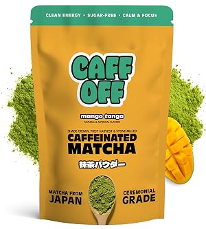 Mango Matcha Green Tea Powder From Japan - 1 06 oz 30 g - Ceremonial Grade Sugar Free