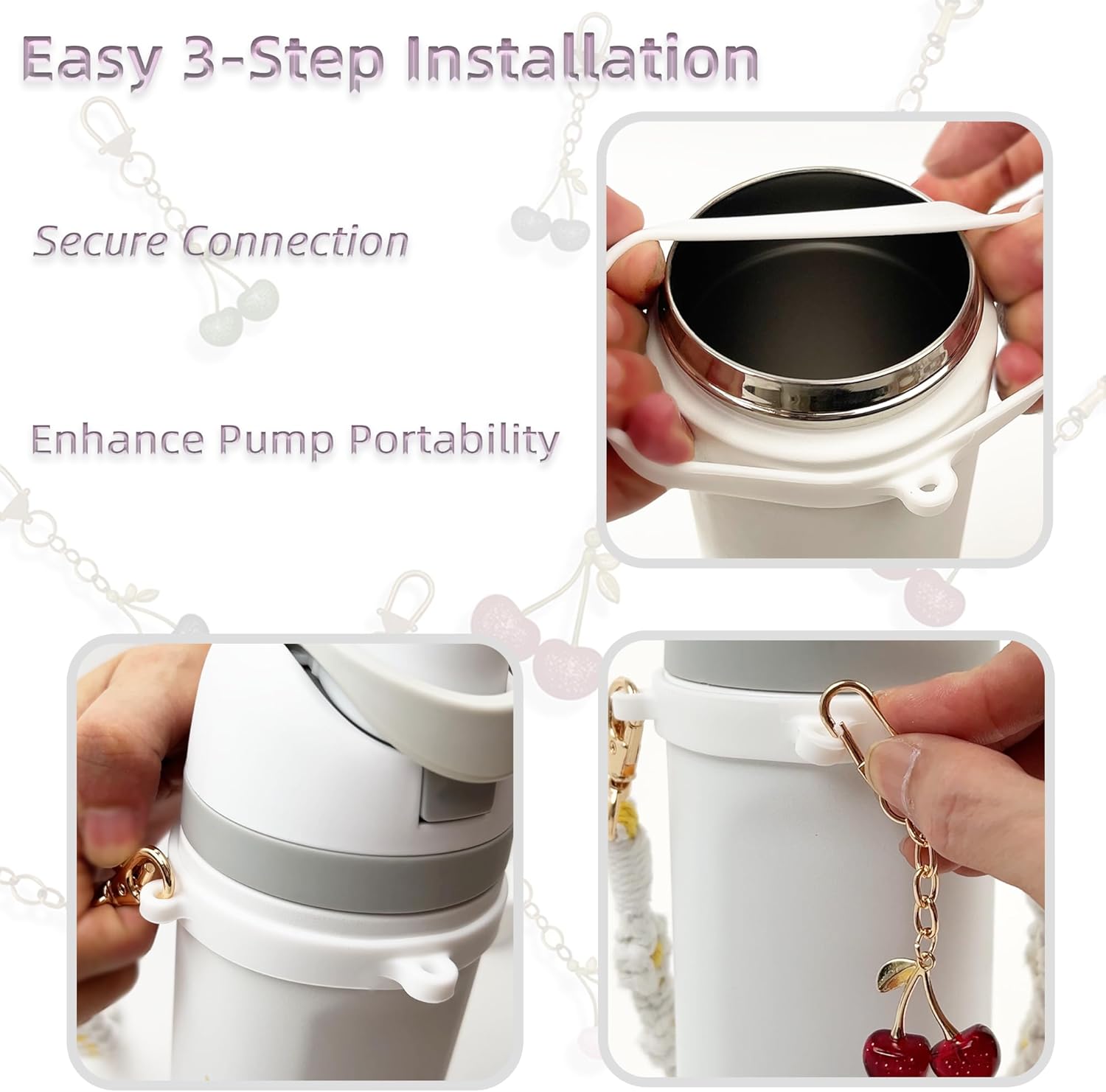 Accessories Compatible with Owala Water Bottle 24oz 32oz 40oz & FreeSip Kids Cup - Image 6