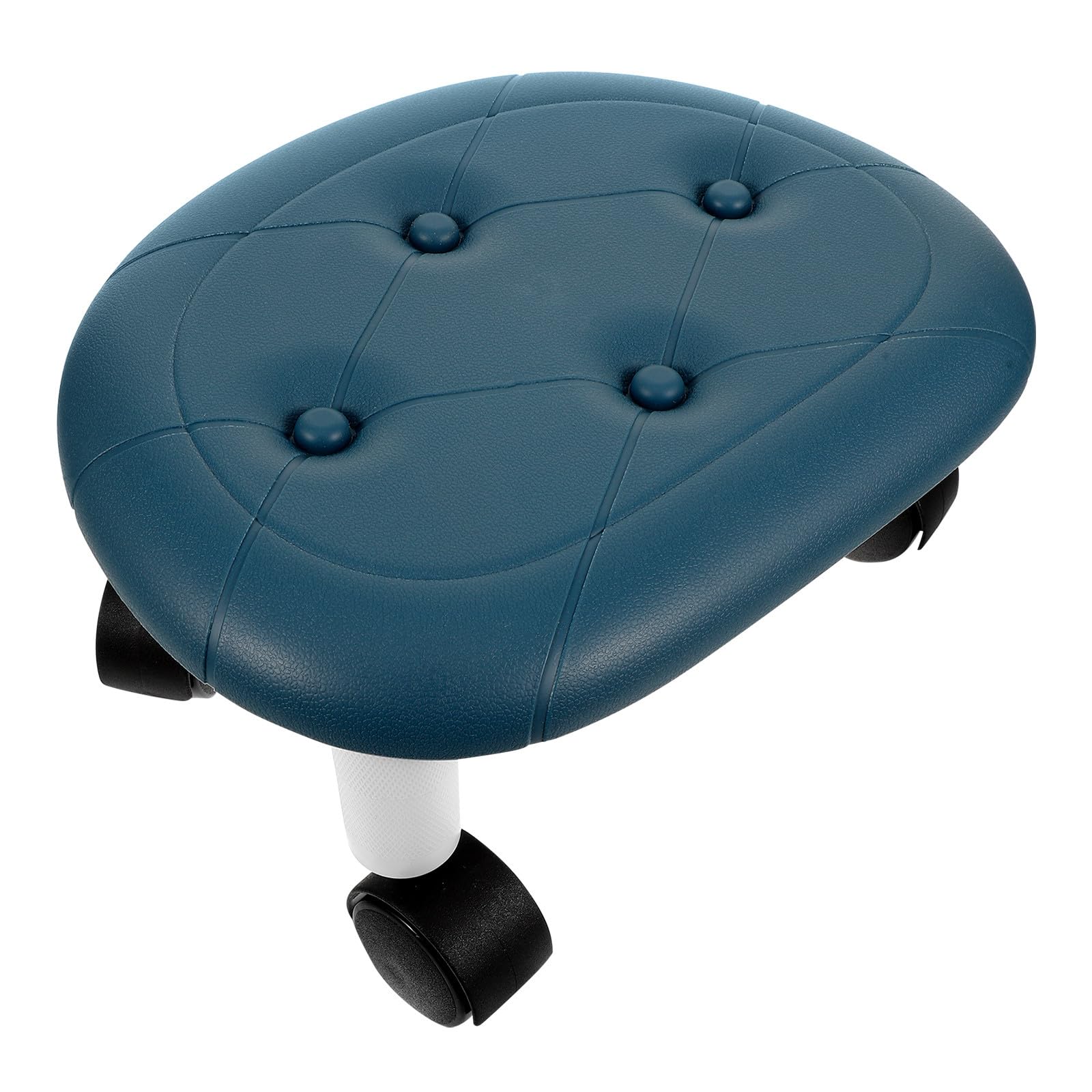 Tabouret à roulettes léger et mobile en plastique résistant design simple