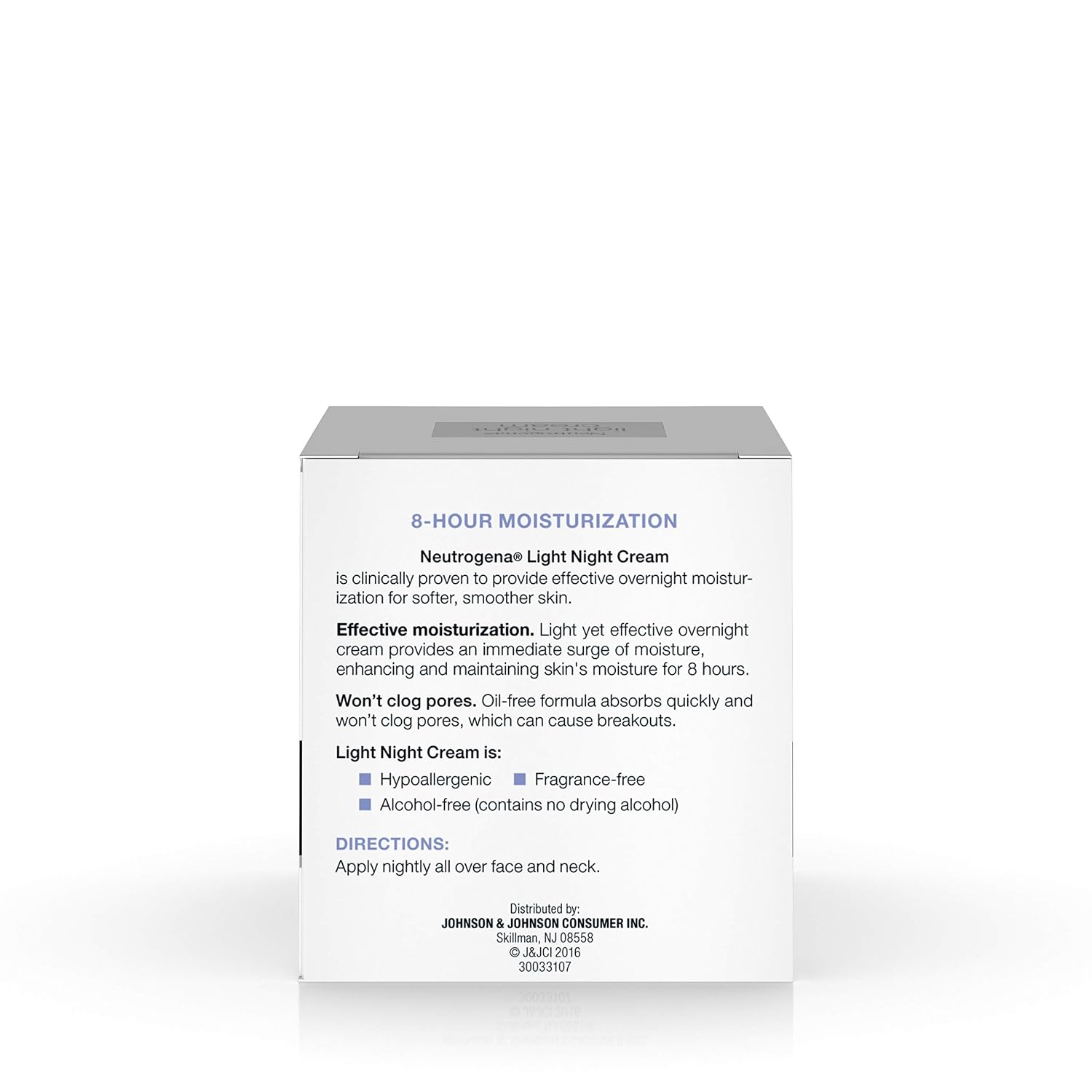 Neutrogena Light Facial Night Cream, 2.25 Oz.