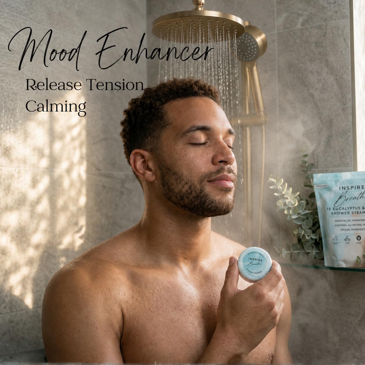 EvolutionUSA Mint & Eucalyptus Shower Steamers, 15 Pack