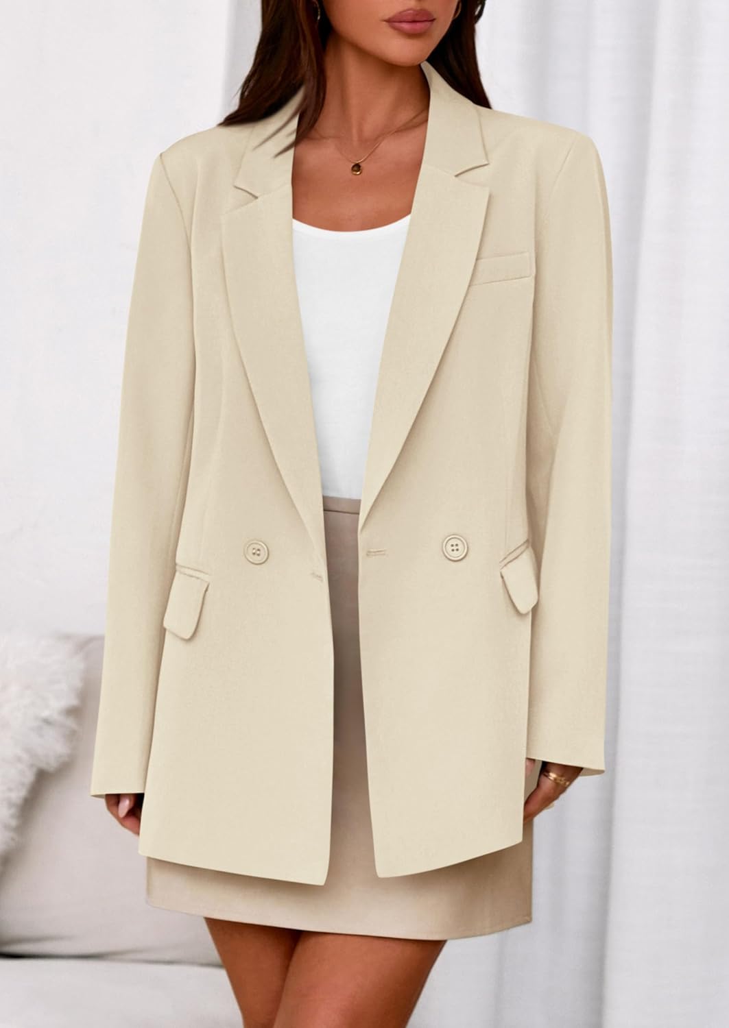 PRETTYGARDEN Fall 2026 Blazers for Women Business Casual Long Sleeve Lapel Pockets Dressy Suit Jackets Work Office Clothes - Image 5