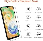 HAOFILM [3 Pack] Protecteur d'écran en verre trempé compatible pour Samsung Galaxy A12,A13, A04S, A04, A23 4/5G, A03, A02S, Facile à installer, sans bulles, très sensible
