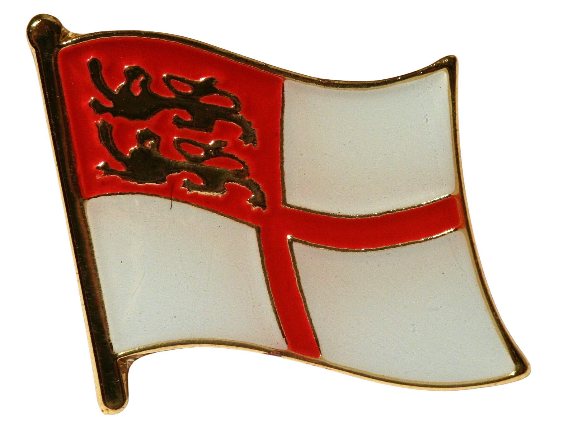 Buxton's Badges Sark Channel Islands Flag Pin Badge (Sark)