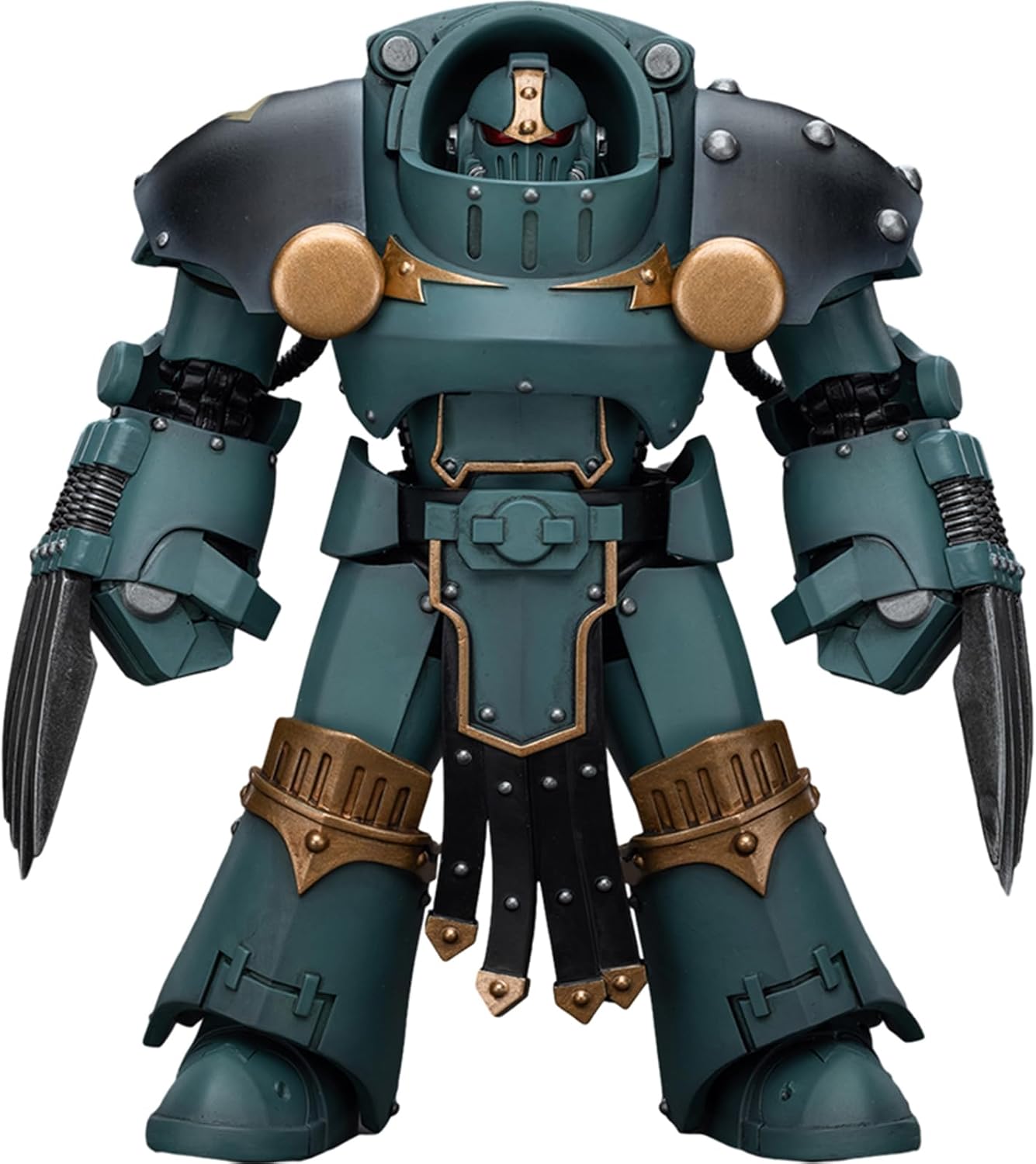 JOYTOY Warhammer 40k Horus Heresy, Sons of Horus Tartaros Terminator Squad Terminator with Lightning Claws 1/18 Action Figure Collectible Model Gifts