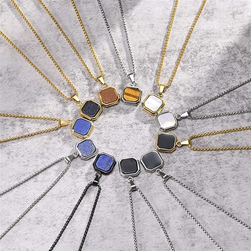 アクセサリー shermer necklace Metro Jewelry Stainless Steel Foxtail Chain Necklace for Men
