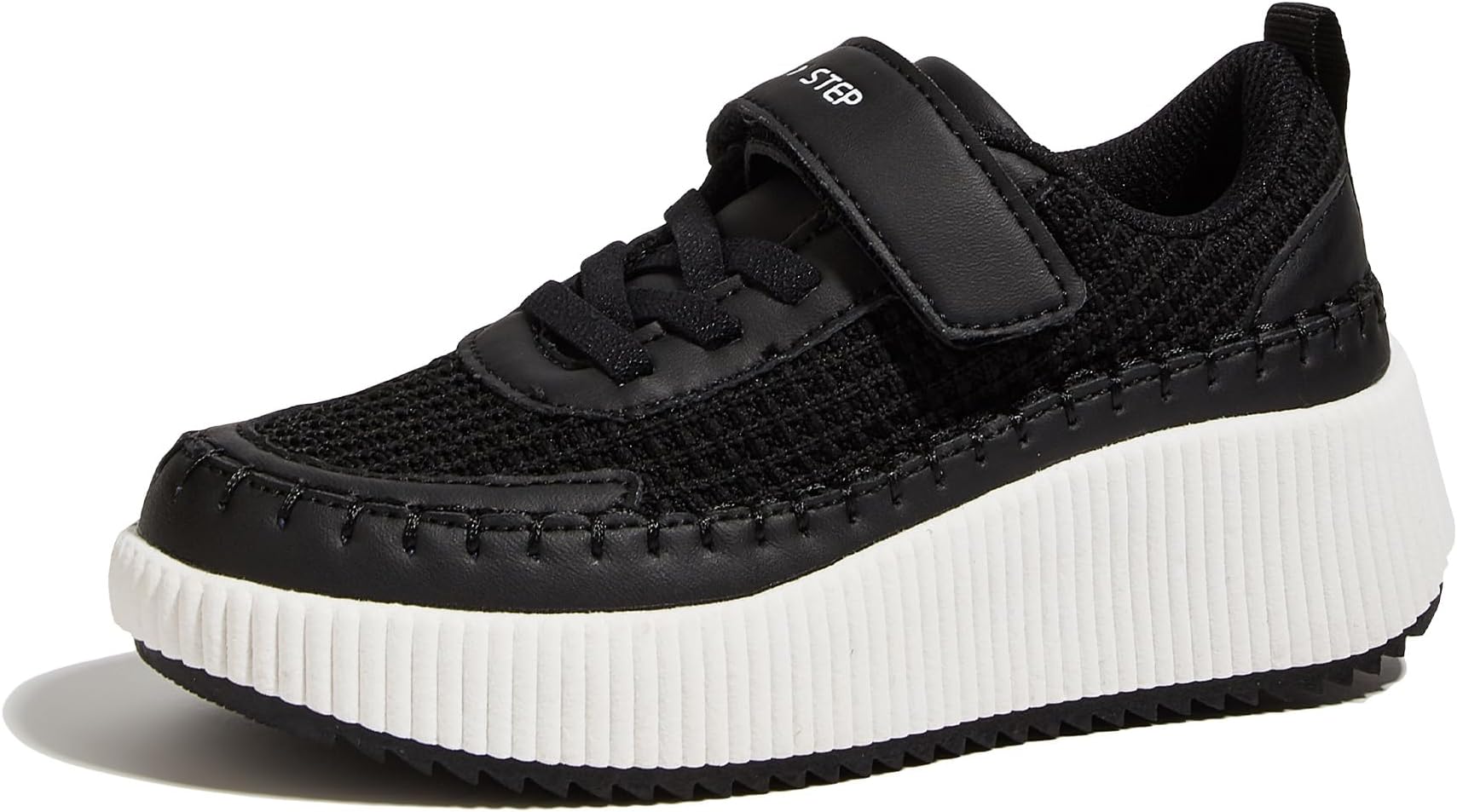 LUCKY STEPKid's Glitter Running Sneaker Sparkly Braided Shiny Bling Princess Shoes School Athletic Walking Shoes for Children/Boys/Girls