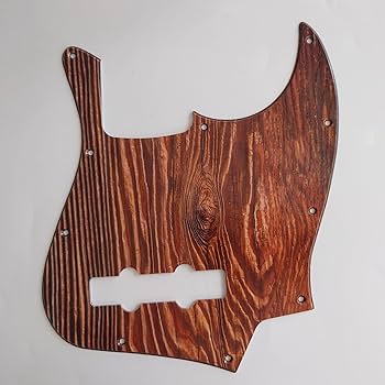 Amazon | 4弦フェンダー用10穴ジャズJベースピックガード米国