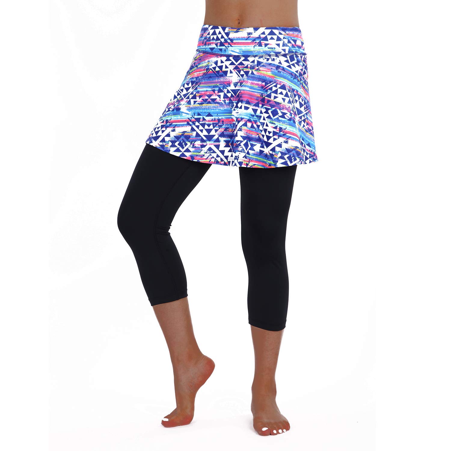 Lot De 2 Leggings 3/4 Grossesse Be Mammy - Viscose Élasthanne - Confort Maternité Sport