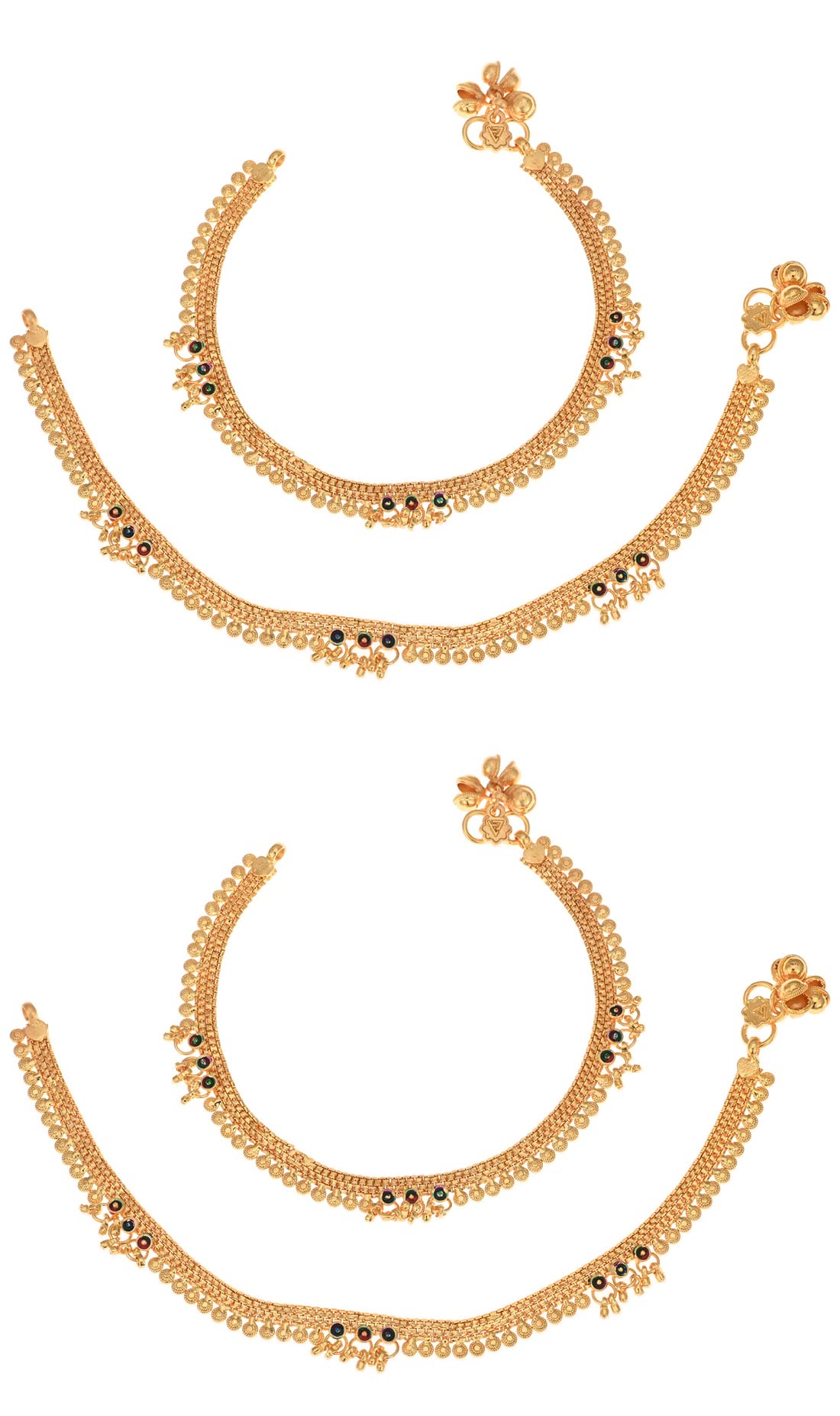 See full amazon price history chart for AanyaCentric White Metal Gold Plated Payal Anklet for Women & Girls (Gold Plated/2 Pairs) AanyaCentric White Metal Gold Plated Payal Anklet for Women & Girls (Gold Plated/2 Pairs) (B0BLSZC7V7) Amazon Price History, Amazon Price Tracker