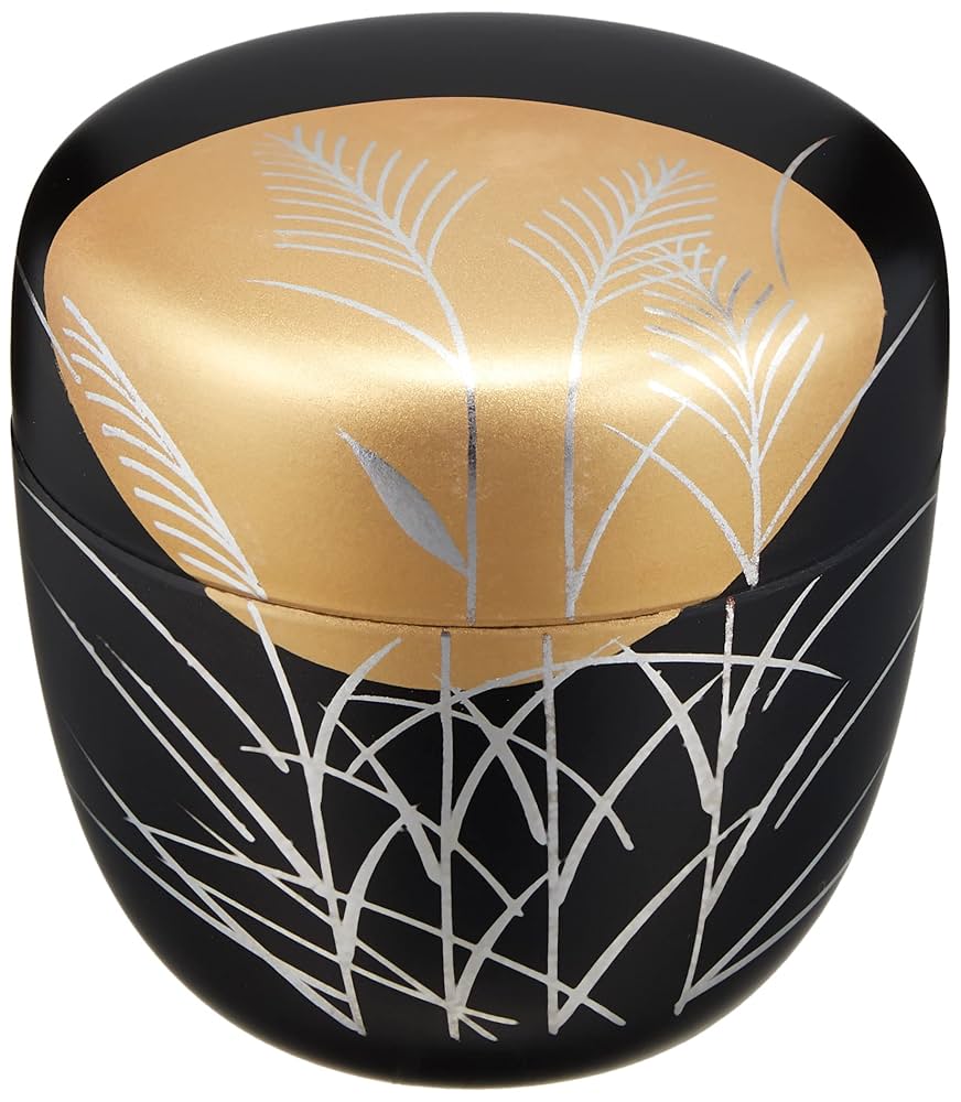 菊蒔絵　中棗　内銀地　螺鈿 Amazon｜茶道具 内銀地 中棗 武蔵野蒔絵｜茶入・茶壺 オンライン通販