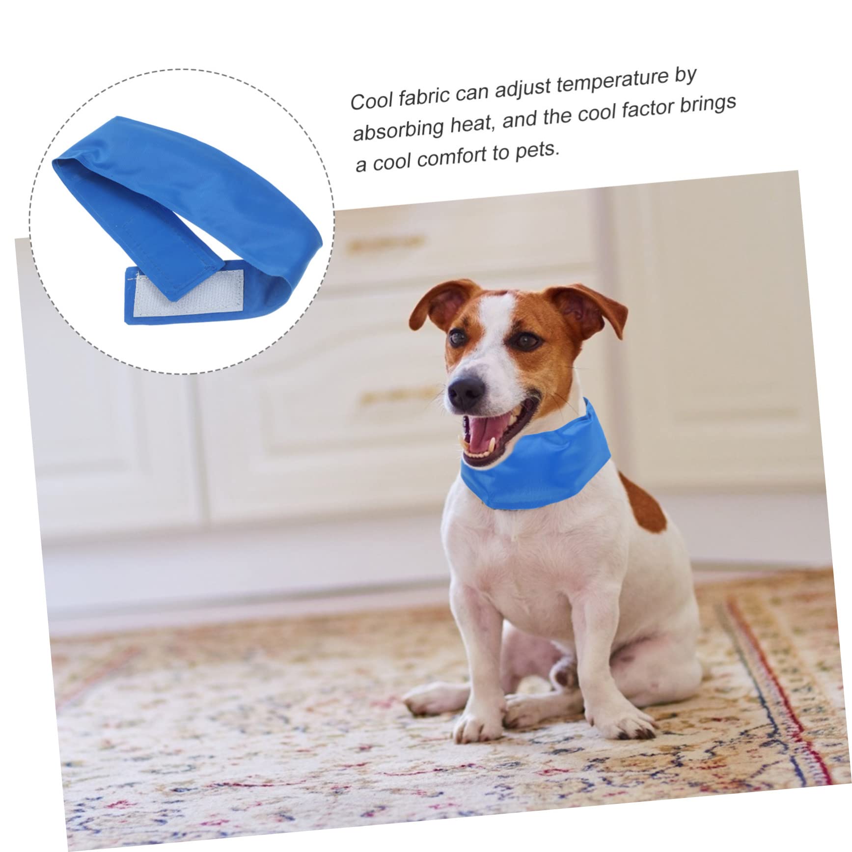 ABOOFAN 5 Pièces Bandana De Refroidissement pour Chien Écharpes Écharpe Rafraîchissante pour Chiot Bandana pour Animaux De Compagnie Écharpe D'été pour Chien Collier L'été Matériel PVA