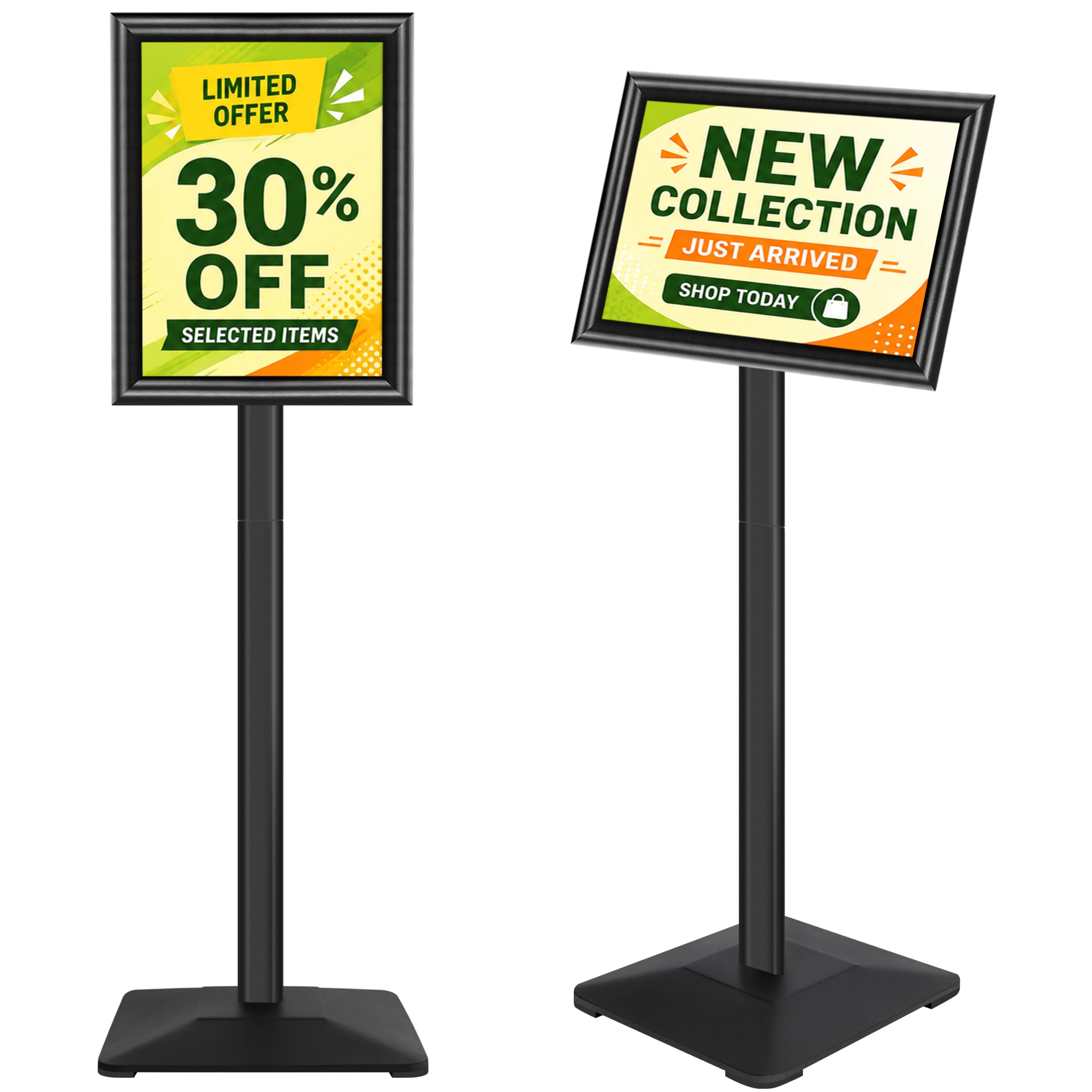 VAIIGO A4 Sign Stand Heavy Duty Display Stand Floor Sign Poster Menu Holder