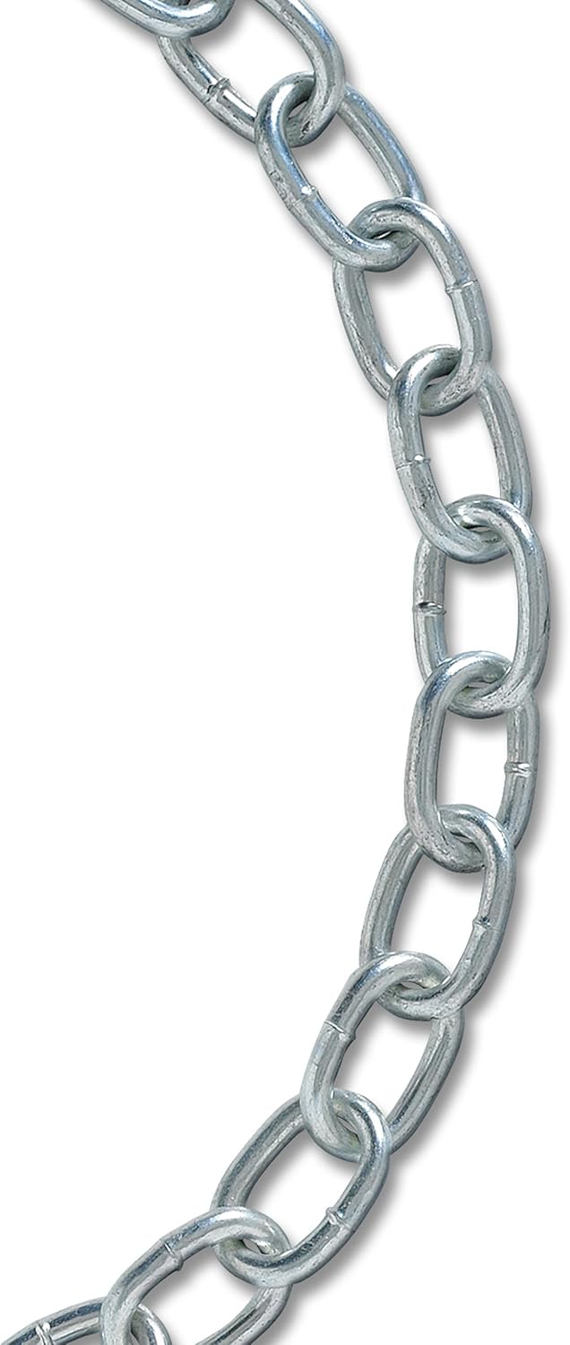 Koch A12922 2/0 by 20-Feet Passing Link Chain, Zinc Plated