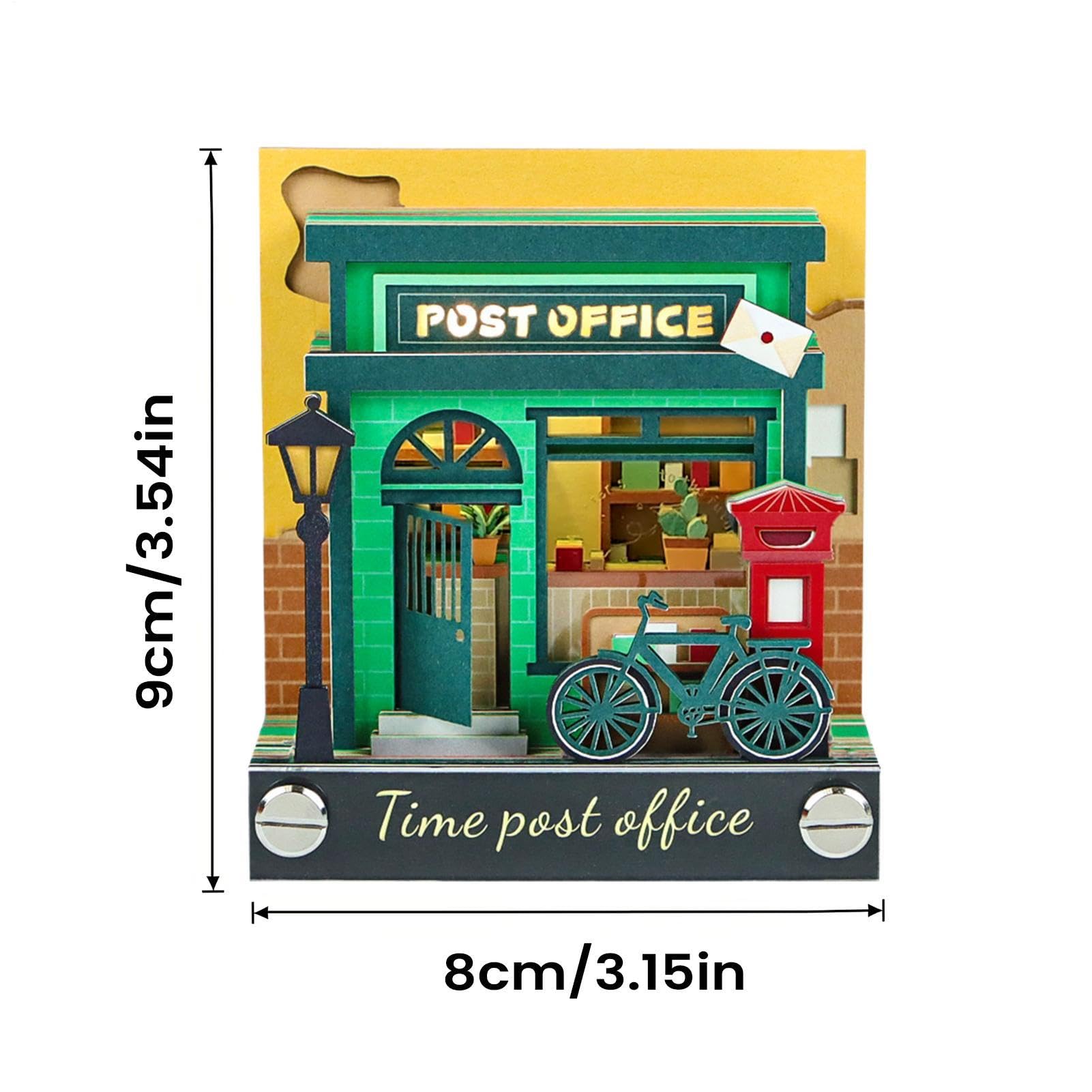 Calendario 3D Memo Bloc de Notas Tallado Decorativo para Escritorio | Calendario 3D de papel para escritorio para Apartamento Cumpleaños Festividad Oficina Estudio