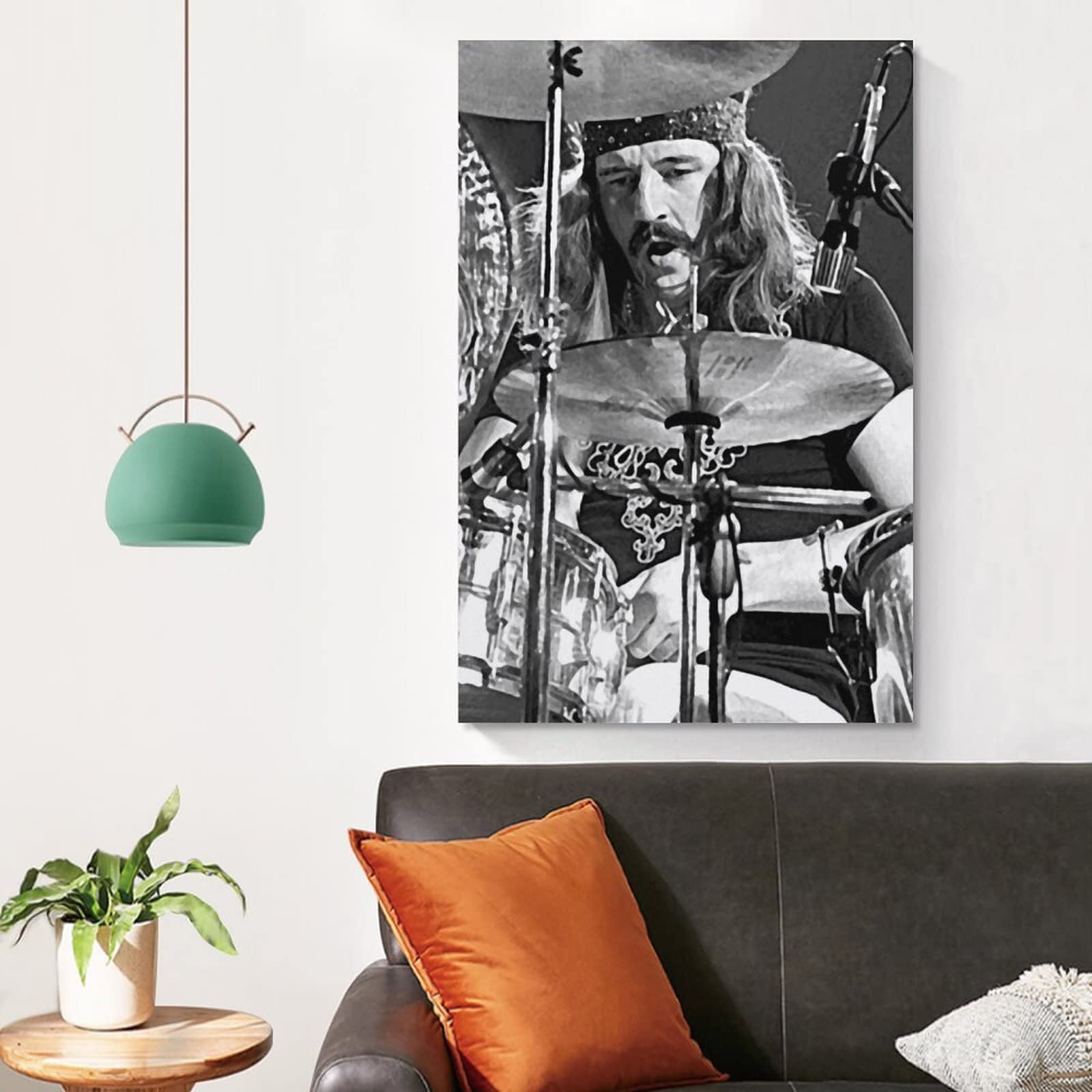 Poster John Bonham – Stampa Da Parete 60x90 Cm Impermeabile, Decorazione Moderna Senza Cornice
