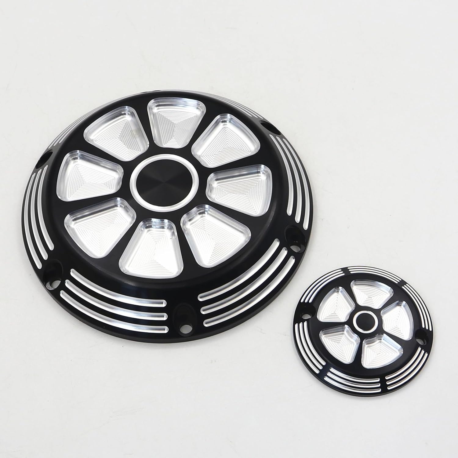 Black Derby Cover And Timing Cover For Harley 2004-2020 XL Sportster Motorcycles