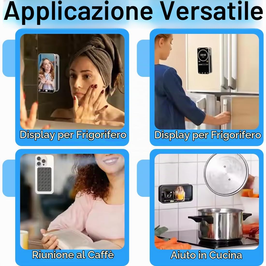Confezione Da 14 Supporti A Ventosa Per Telefono – Adesivi In Silicone Per Custodie E Superfici Lisce, Per Bagno, Doccia E Cucina