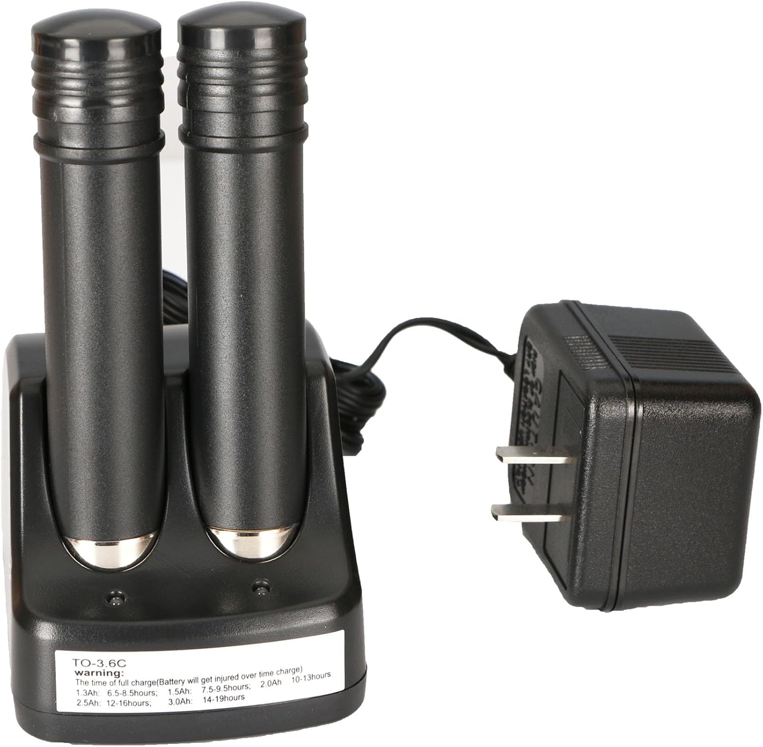 2Packs BD3.6 2100mAh 3.6V NiMh Battery Replacement for Black&Decker VP143 V110 V105 V100 151995-03 383900-03 387854-00 and Charger Match for B&D Original Battery