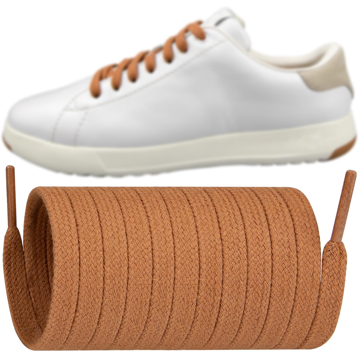 Endoto Shoelaces for Cole Haan Replacement Flat Shoe Laces Sneaker Shoes