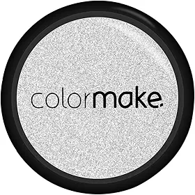 Colormake Glitter Shine Extra Fino Prata Puro Pote 3G