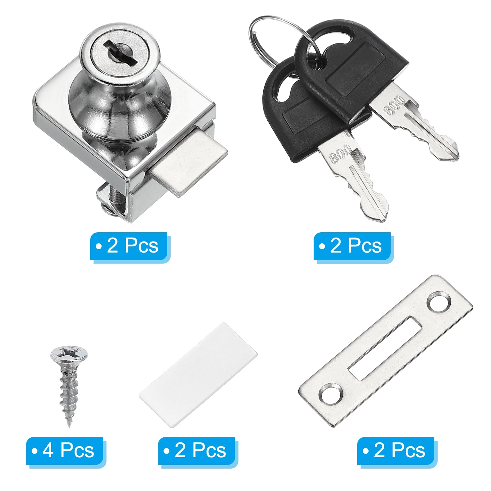 PATIKIL Glass Cabinet Lock - Image 3