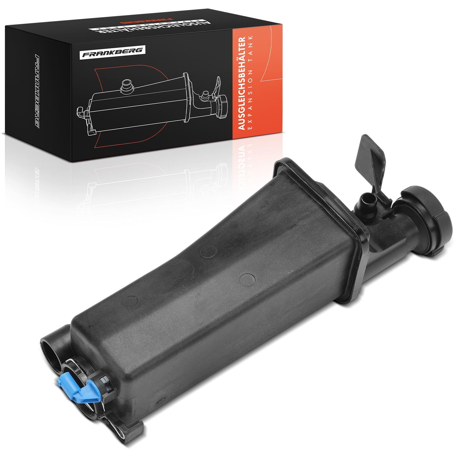 Frankberg Serbatoio di Espansione Refrigerante Intestazione Compatibile con Serie 3 Touring E46 2.0L Serie 3 E46 1.9L Serie 3 E46 2.0L Serie 3 Touring E46 1.9L X5 E53 3.0L Replace# 17137787040